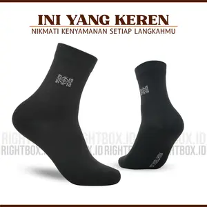 Rightbox ID, Grosir Kaos Kaki Pria, Motif Kantor, Pendek Setengah Betis