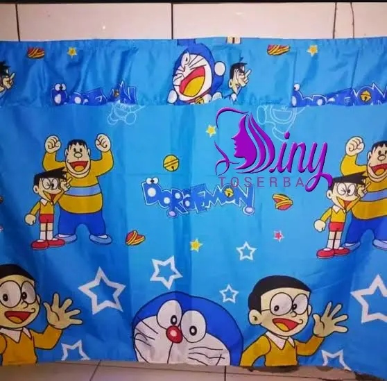 Gorden Kolong Dapur DORAEMON UKURAN 100 X 80 CM / Gorden Kolong Meja Dapur / Gorden Kolong Dapur MINIMALIS Curtain 4