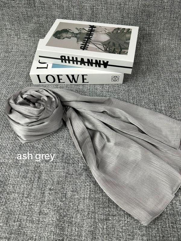 Pashmina Silk / Pashmina Cardenza Silk Premium / Pasmina Malay Cringkel Mulsim 7