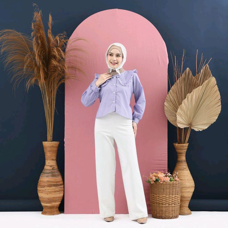 kemeja crop // crop top // atasan crop // atasan korea 8