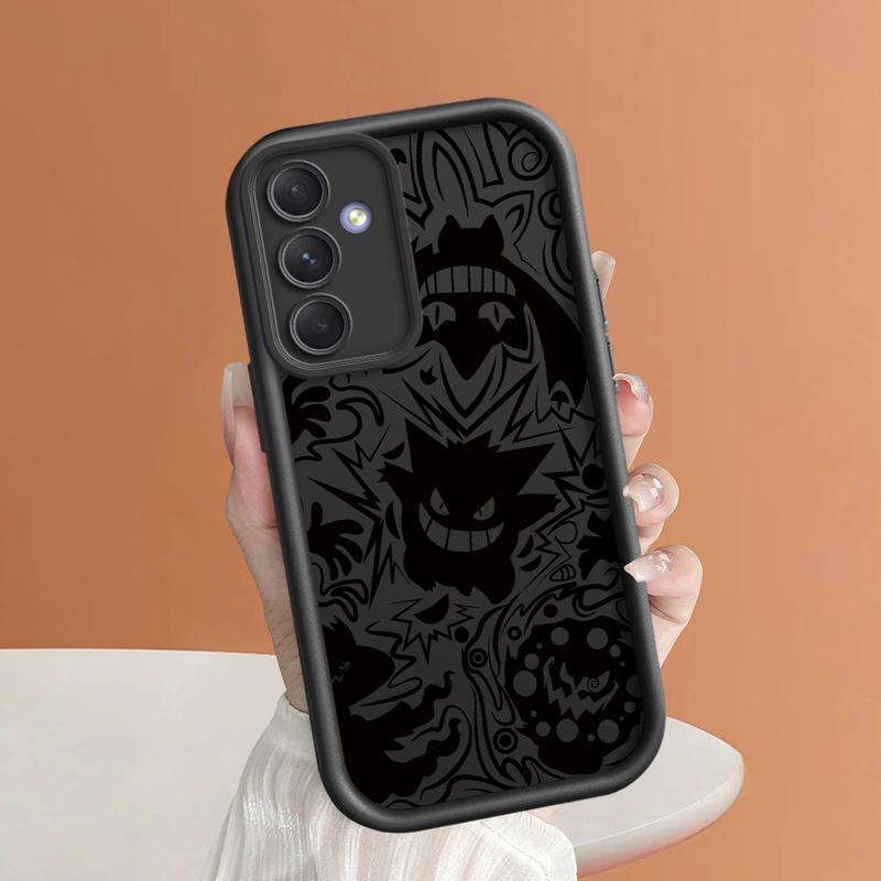 Product Introduction of softcase soft case casing hp Samsung A55 5G,Gengar,Paket lengkap,kreativitas,coveringcasing,Mode,tren,Kartun,kepribadian Ponsel Protection 39