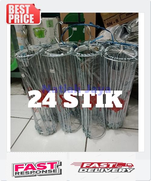 Jemuran Baju Bayi 24 Stik Stainless Steel Anti Karat Lipat Hemat Ruang - Besi, Pakaian 5