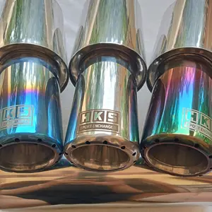 KNALPOT MOBIL STAINLES HKS GRONEL+RESONATOR SUARA BASS KALEM ADEM bensin&solar