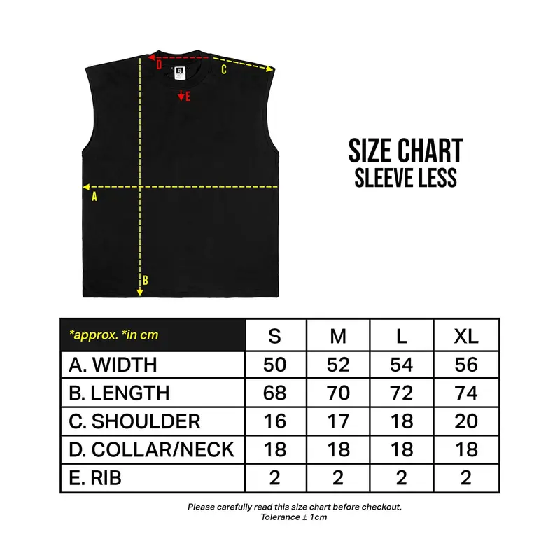 HLPD WeirdWorld | Baju Kaos | Lekbong SleeveLess Tanktop Oversize - Basic Polos 7