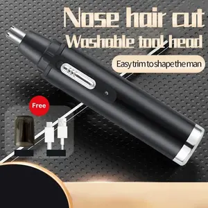 Alat Cukur Bulu Hidung Electric Nose Hair Trimmer 360 USB Charge