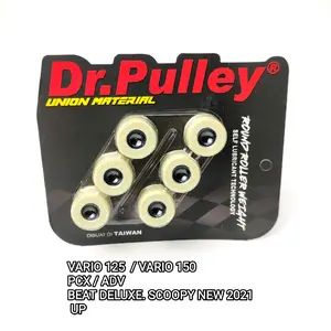 ROLLER RACING DR. PULLEY VARIO 125 VARIO 150 VARIO 160 PCX ADV BEAT NEW LED DELUXE SCOOPY 2021 SPIN ORIGINAL DR PULLEY 1SET 6 BUTIR Motorcycle