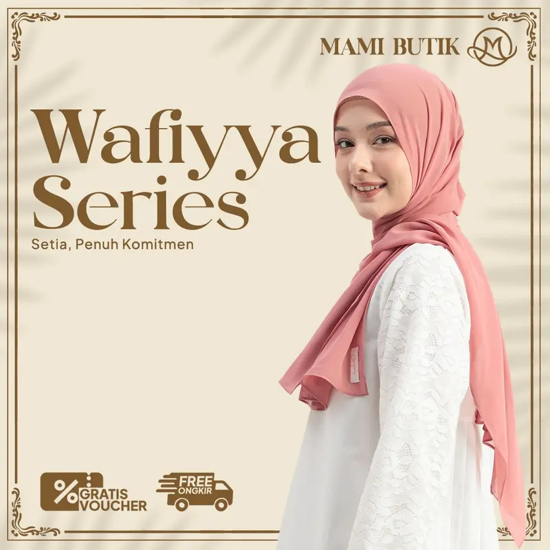 Wafiyya Series Mamibutik - Hijab Pashmina 0