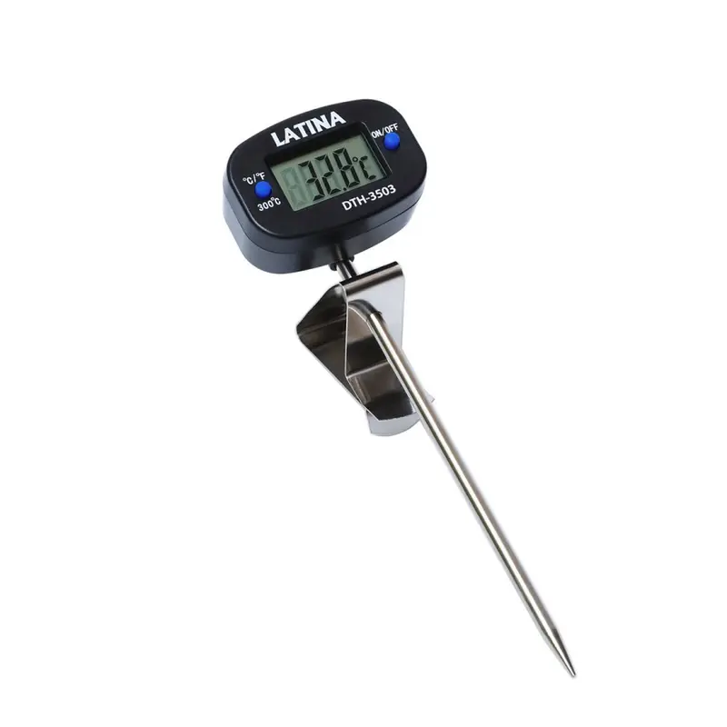 Latina FENNEC digital coffee food thermometer w/ clip Tilt tekuk 180° 1