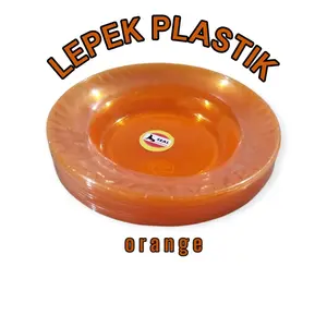 Paket hemat 4lusin lepek 12pcs lepek D15cm plastik tebal Kitchenware MURAH