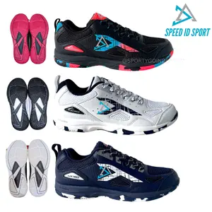 Sepatu Badminton pria Free Kaos Kaki Sepatu Badminton Sneakers Pria Olahraga Fashion Volly Tennis Bulu Tangkis Casual Import Outdoor Karet Anti Licin Kuat Keren