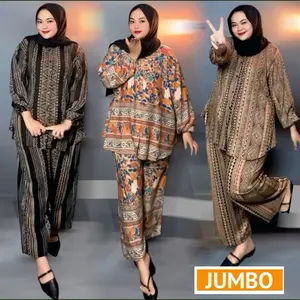 Jumbo SETELAN JUMBO XXXL LD 130 XXXXL LD 140 CM Baju Wanita Model Terbaru
