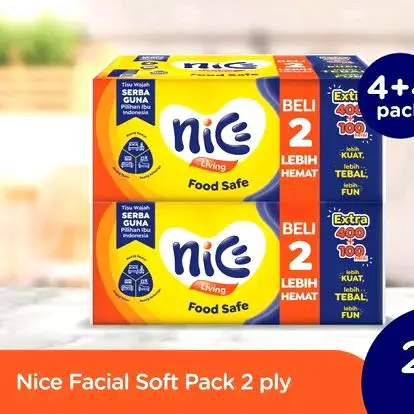 Tisu nice banded (beli 1gratis 1) 400+100