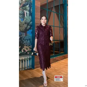 MIRANDA - Setelan Wanita  Mewah// Setelan Brokat Hoki Wanita // Setelan Pesta Wanita BY AMC