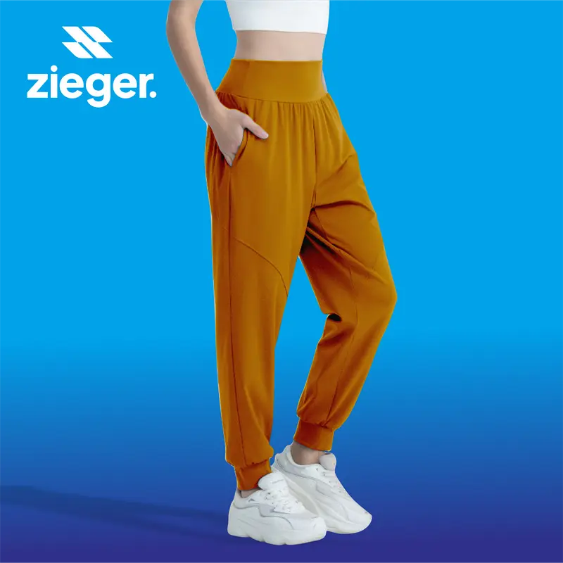 Zieger Celana Jogger Pants wanita Longgar Training Sport Celana Olahraga Wanita Jogging Lari 4