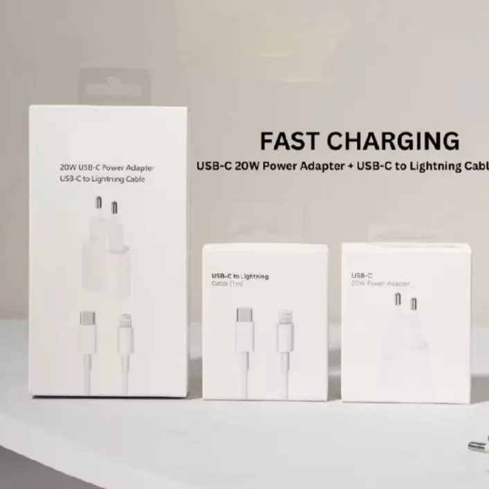 GARANSI 1 tahun charger iph casan adaptor 20watt fast charging USB C to Light kabel data