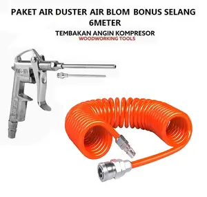 Paket air duster plus selang recoil 6M - PEMBERSIH DEBU - KOMPRESOR