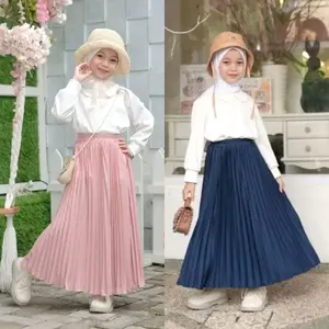 ( GRATIS ONGKIR ) ROK ANAK PLISKET PREMIUM BAWAHAN ANAK ROK PLISKET LIPATAN BESAR USIA 3-10TAHUN...