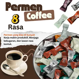 Permen Coffee Candy 8 Rasa Pilihan Biji Original Black Oatmilk Late Coconut Mocha Vanilla Latte Hazelnut Cocok untuk Kerja Meningkatkan Produktivitas dan Menjaga Kebugaran