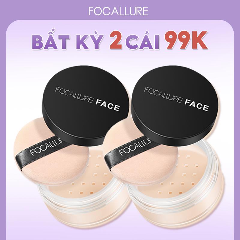 【2 CÁI Phấn phủ FOCALLURE trang điểm nền 14g