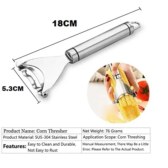 Parutan Jagung /Alat Pengupas Biji Jagung Stainless Steel / Serutan Jagung / Corn Peeler Stainless Steel Food Grade / Pisau Penyerut Jagung Praktis Mudah Digunakan 8