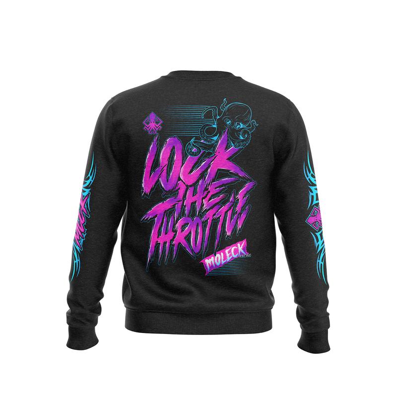 MOLECK RACING i7 280GSM SWEATSHIRT GLOWING KRAKEN COTTON BLACK - TikTok ...