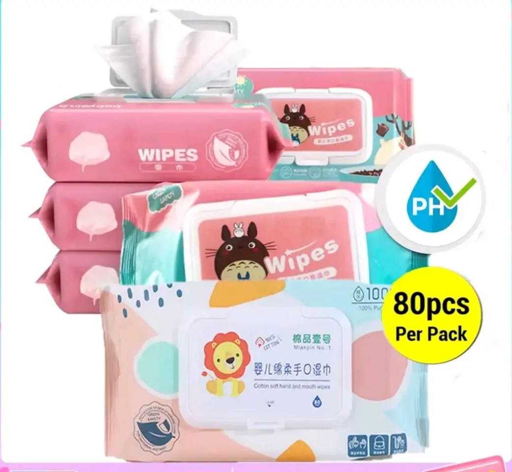 Bayi Wet Tissue Baby Wipes Tisu Basah Non-alcohol 80pcs Murah Sales