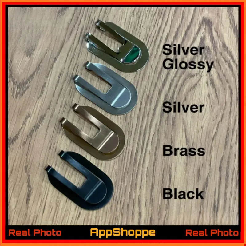 Money Clip Stainless Steel SLIM Penjepit Uang Klip TIDAK KARAT 4
