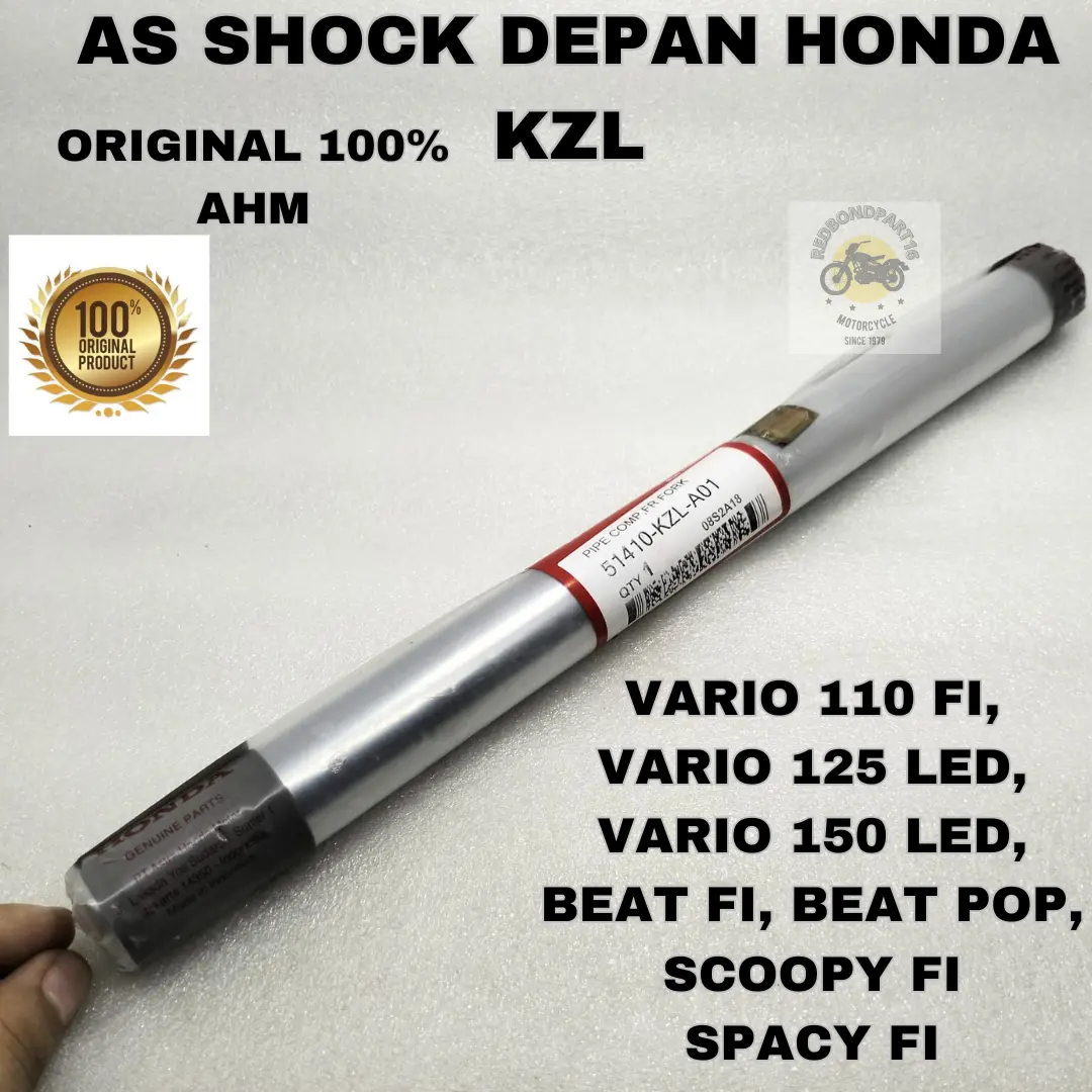 AS SHOCK DEPAN HONDA KZL ASLI ORIGINAL AHM BEAT FI , ESP, SCOOPY FI, VARIO 110 FI, 125 FI, 150 LED