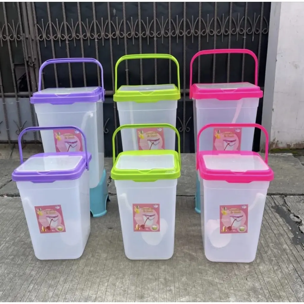 Toples Es Buah 25 Liter + Gayung Lovenia / Toples Gayung Toples Wadah Air / Aquarium Es Kelapa