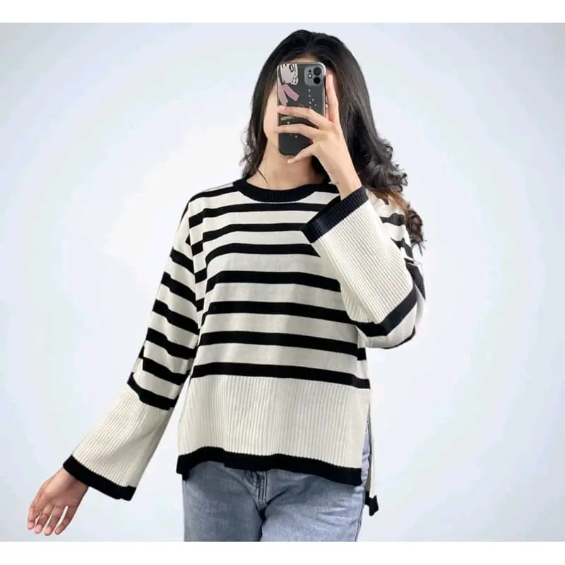 CH LAYLA STRIP KNIT RAJUT 4