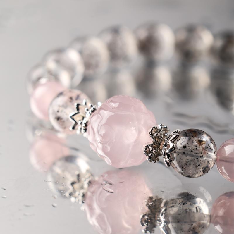 【Fredy X Benmu】Venom Strawberry + Pink Crystal Fox Ball Single Loop Bracelet Design 1 Loop Bracelet 1