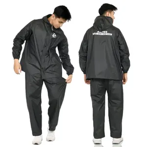 Jas Hujan, Raincoat Pria Wanita Terbaik ALTOS Original Anti Rembes Hitam
