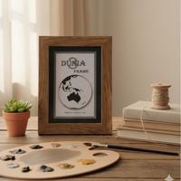 Gambar Frame Foto/ Bingkai Foto 5R Motif Wood Serat Muda Free Bubble Wrap dari KnRAcc Kota Bandung 1 Tokopedia