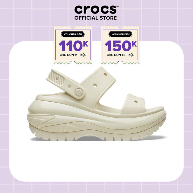 Xăng Đan Unisex Crocs Mega Crush - Bone - 207989-2Y2