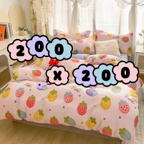SPREI 200X200 / SPREI HOMEMADE AESTHETIC / SPREI KING SIZE