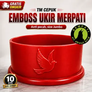 SEMPATI Cepuk Ukir Merpati Wadah Tempat Makan Minum Burung Merpati Lomba