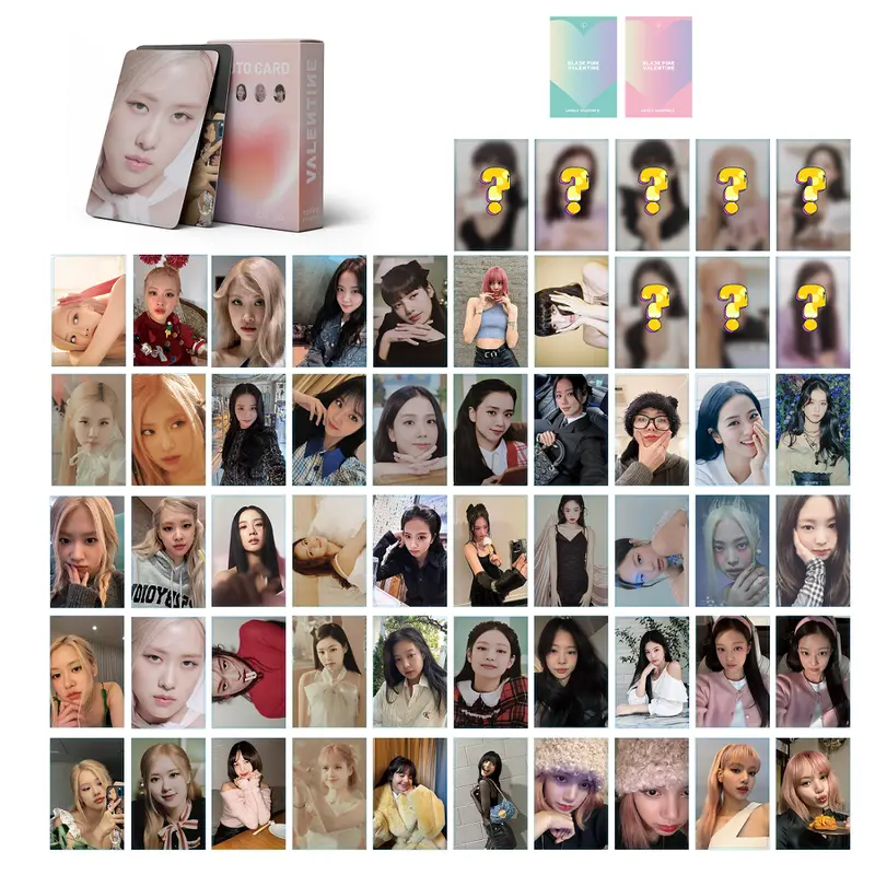 Thẻ Laser 3d, YANEN, Card Ảnh Kpop, Dòng Bưu Thiếp Thẻ Ảnh, Thích Hợp Cho BLACKPINK, ENHYPEN, NEWJEANS, Valentine, 50 Chiếc 1