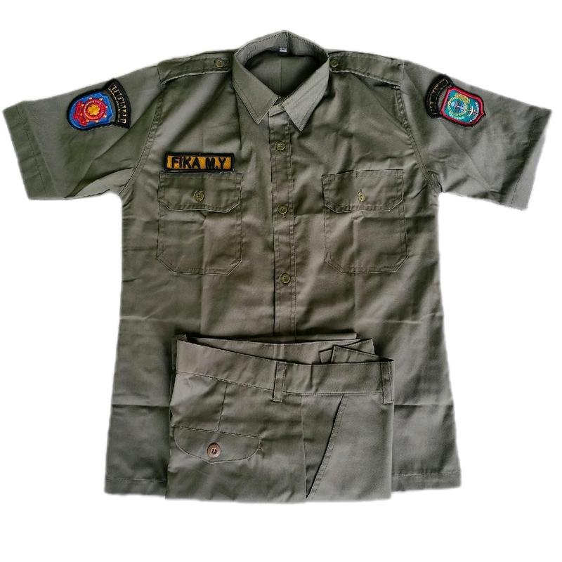 1stel baju PDH POLPP lengan pendek pria dan wanita 0