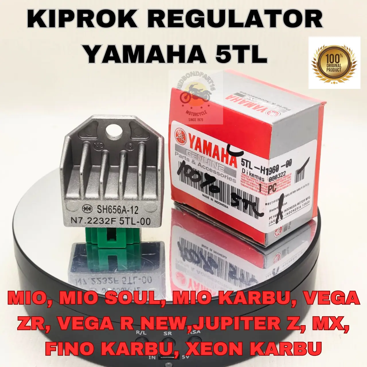 CIPROK KIPROK REGULATOR YAMAHA ORIGINAL ASLI 5TL MIO FINO XEON JUPITER VEGA ZR