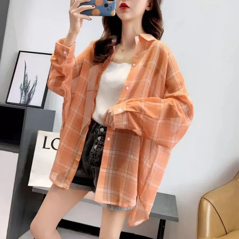 [Basica Moda] 8592 Atasan Top Kemeja Wanita Lulu Chiffon Oversize 2