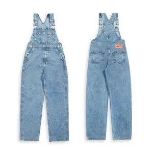 Vearst Denim Overall Benjy Acid Blue overall  cowok