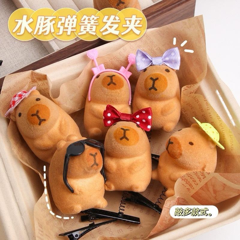 Kẹp thú Women Nữ nhúng nhúng siêu dễ thương đây Hoa Cài Tóc Cabypara