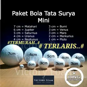 PAKET BOLA TATA SURYA MINI ( Isi 10 pcs ) + RING