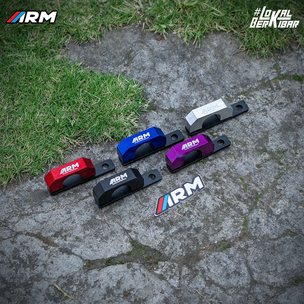 ARM Braket selang rem ASLI CNC Universal AEROX NMAX BEAT VARIO PCX SCOOPY CBR Motorcycle Kendaraan