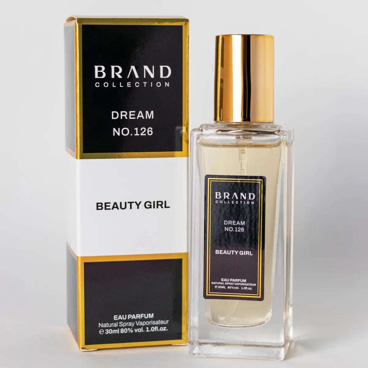 Frasco do perfume Eau de Parfum Brand Collection No 126 Beauty Girl Floral Oriental 30ml