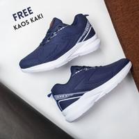 Gambar Sepatu Pria Sneakers Zenifa Amoka Sport New Sport Olahraga Terbaru Best Seller Jogging Outdoor - Navy, 39 dari Zenifa Kab. Bandung 4 Tokopedia