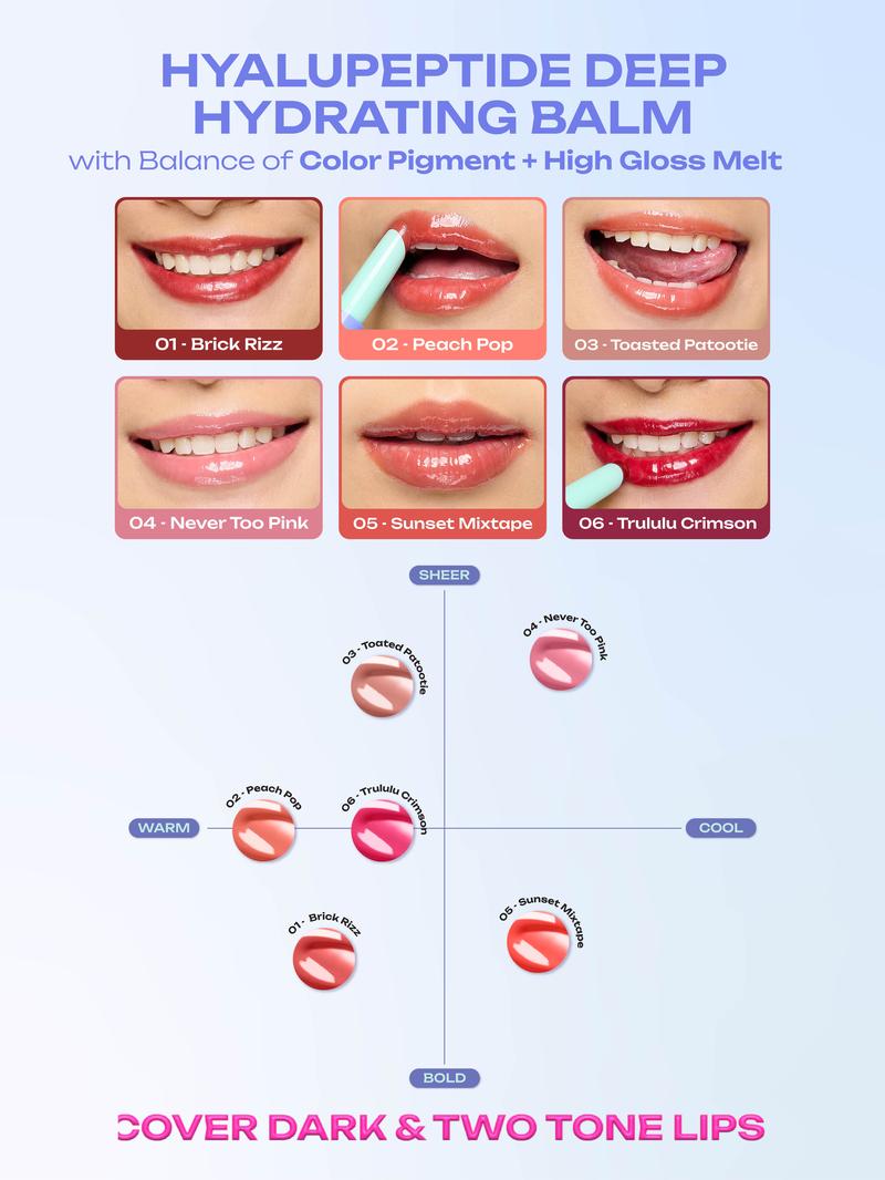 Product Introduction of NEW! Emina Hyalupeptide Color Melt Balm - Tinted Lip Balm Melembabkan & Mencerahkan Bibir, Lightweight & Cover Bibir Gelap with Peptide | Memperkuat Lip Barrier - Cocok untuk Bibir Sensitif 25