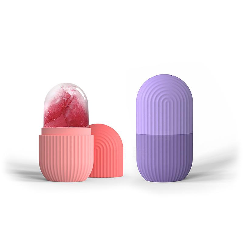 Silicone  Cube Trays Beauty Lifting  Ball  Massager Contouring Eye  Facial Treatment Reduce Acne Skin Care Tool Capsule   Comfort Tightening 8