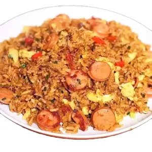 nasi goreng pedas bakso sosis