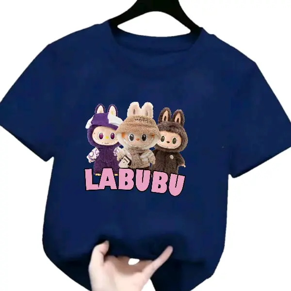 kaos atasan anak perempuan motif lucu yang lagi viral atasan anak cewek bahan katun Fashion 7